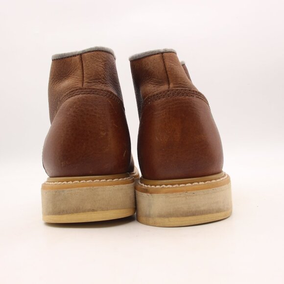 Red Wing Edge Steel Toe Boots Men’s Size 7.5 EE Brown Leather Work Boots main image 6